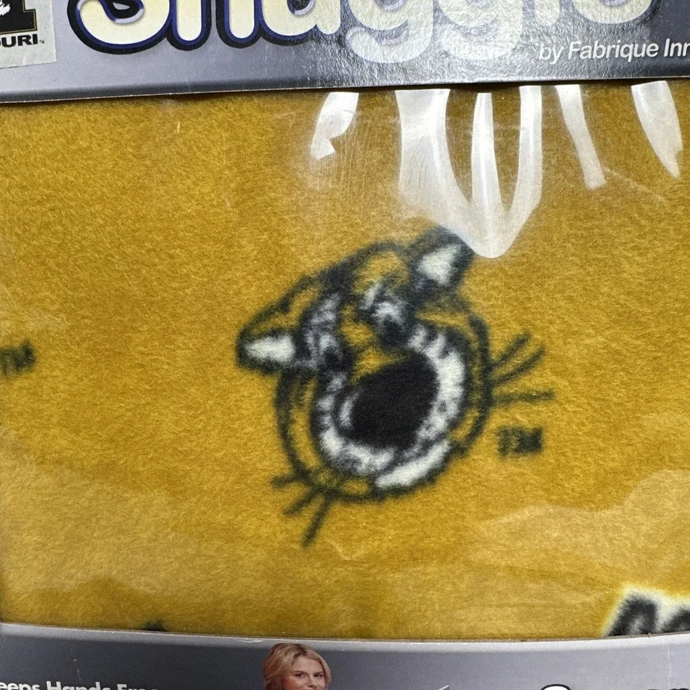 Missouri Mizzou Tigers Collegiate Snuggie Fleece Blanket with Sleeves New In Box